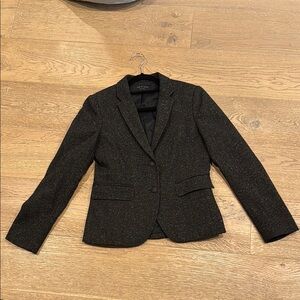 Black Tweed Women's Blazer